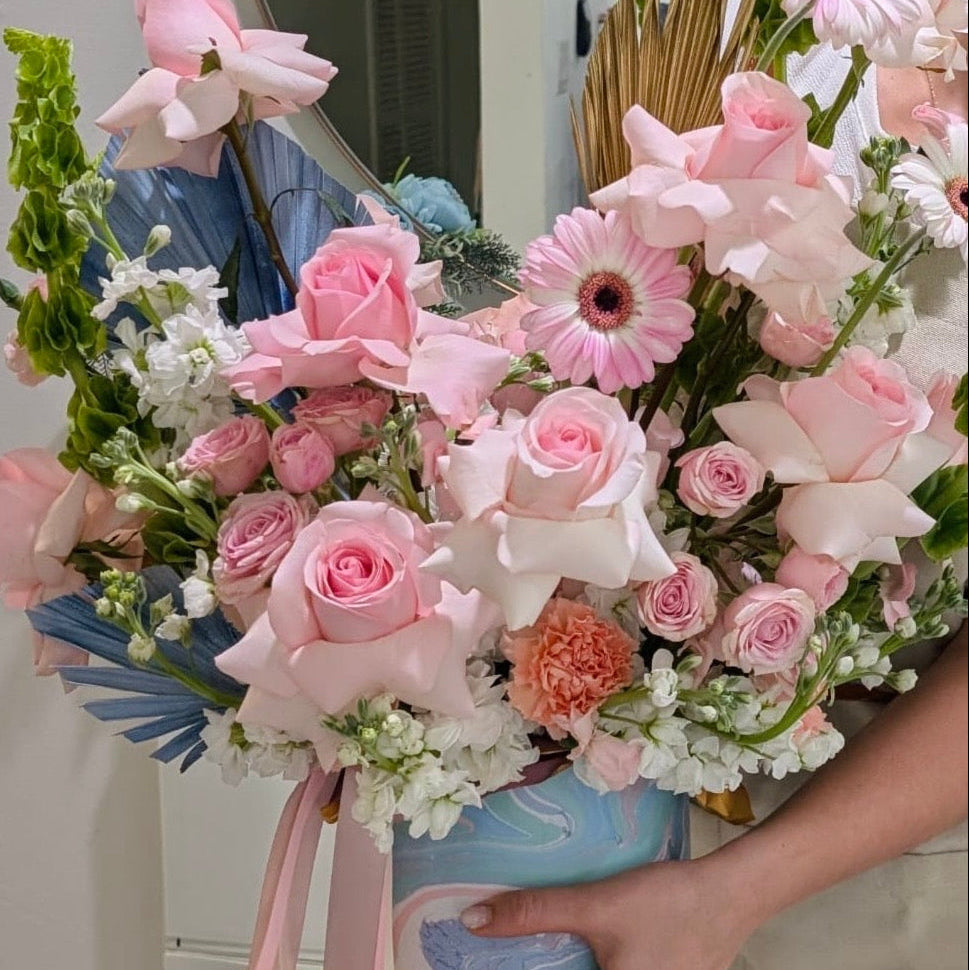 Mixed Rose & Gerbera Daisy Flower Box