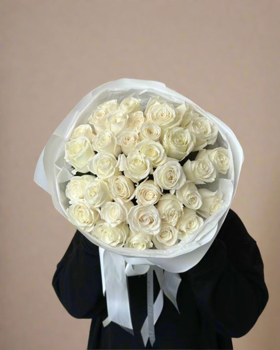 White Rose Bouquet