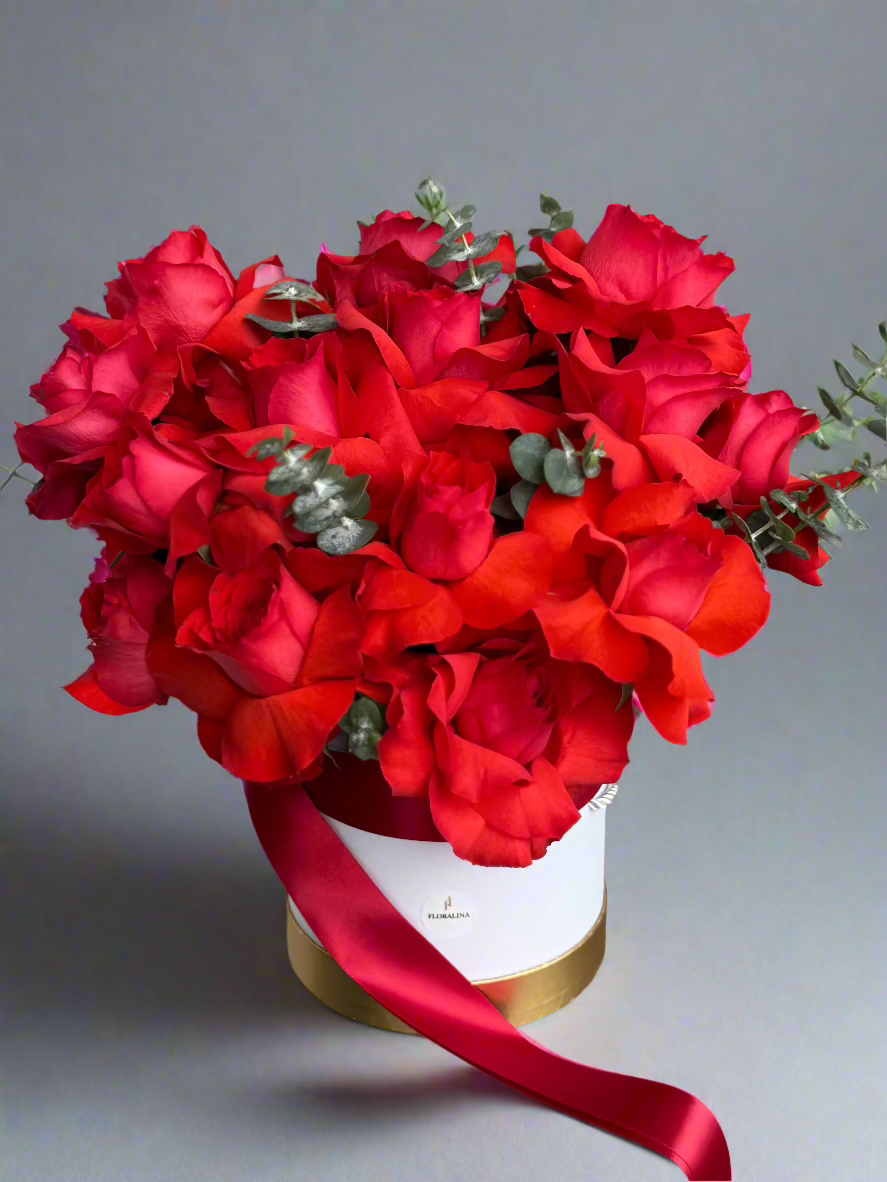 French Roses in a Flower Box