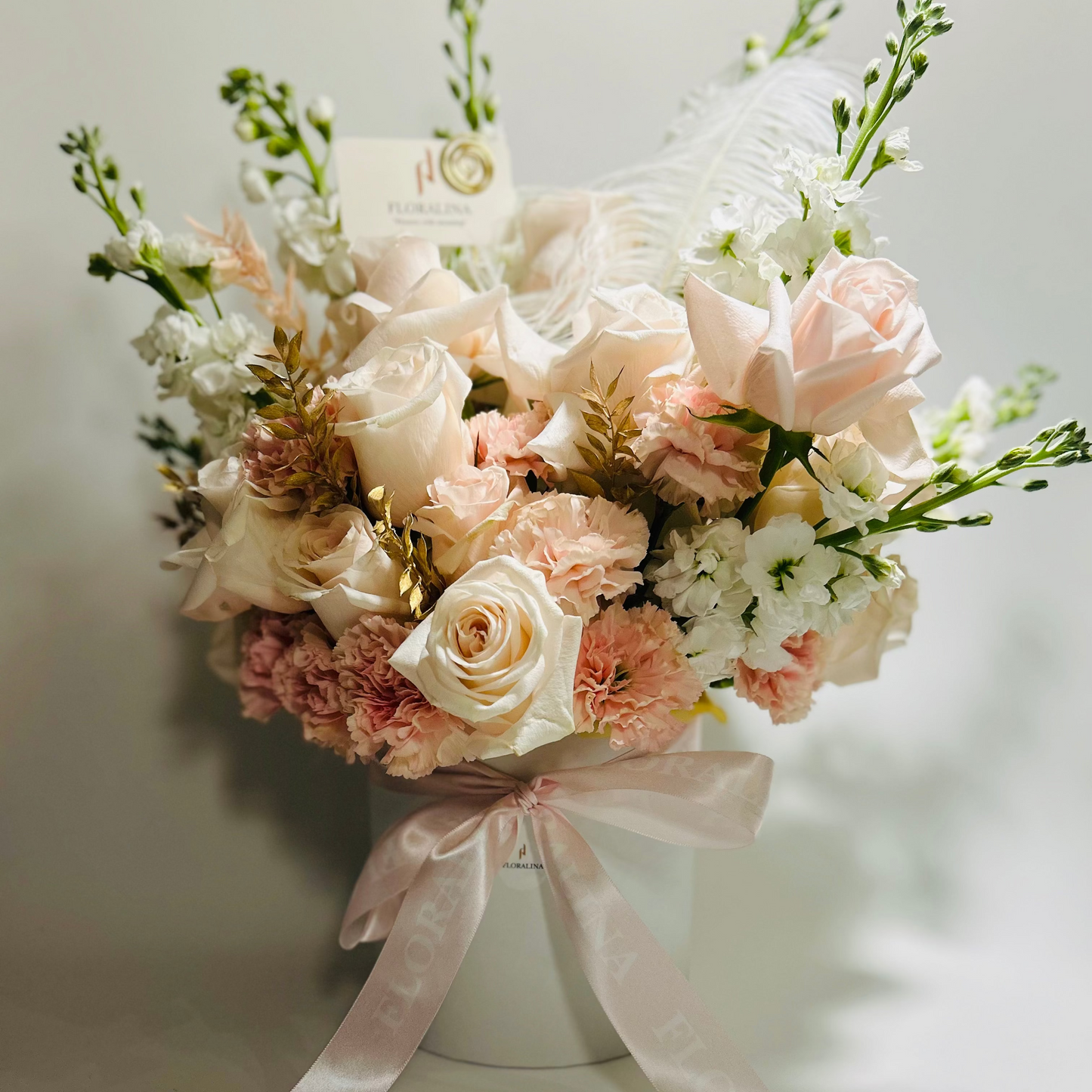 Цветочная коробка с розами