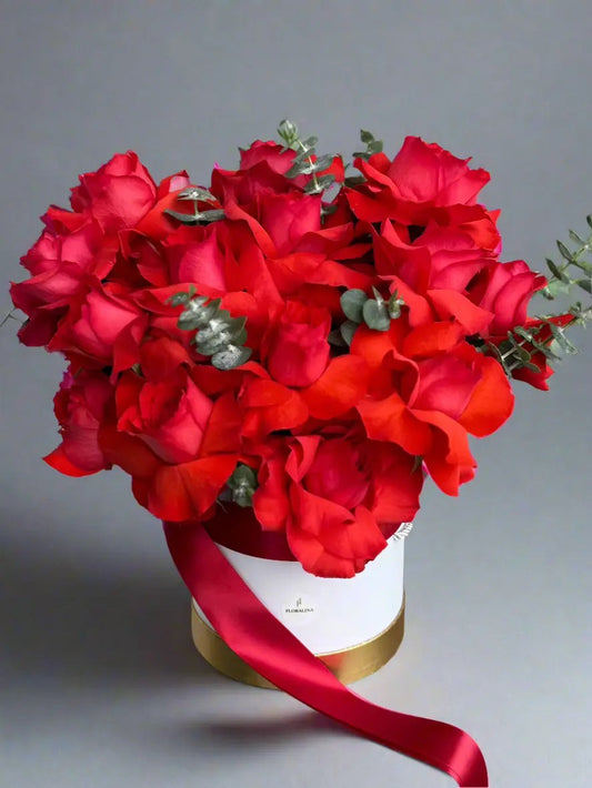 French Roses in a Flower Box