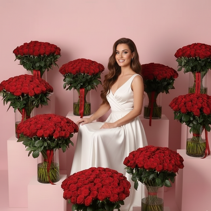 1001 Roses WOW Set - Ultimate Luxury Valentine’s Surprise