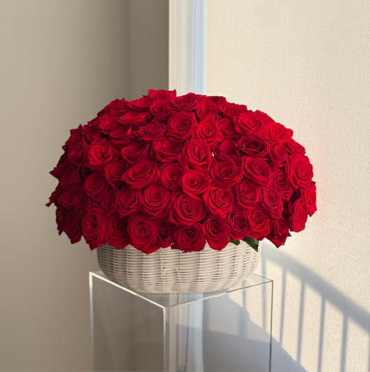 XL Rose Large Basket – 200 Roses