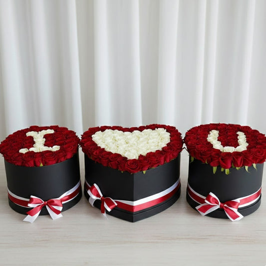 I Love You Grand Rose Box Set – 201 Roses Valentine’s Day Luxury in Miami