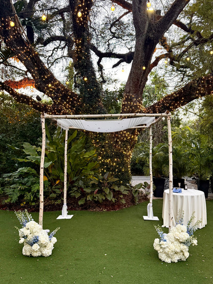 Birch Chuppah/Arch Rental Miami