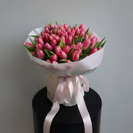 Pink Tulips Bouquet