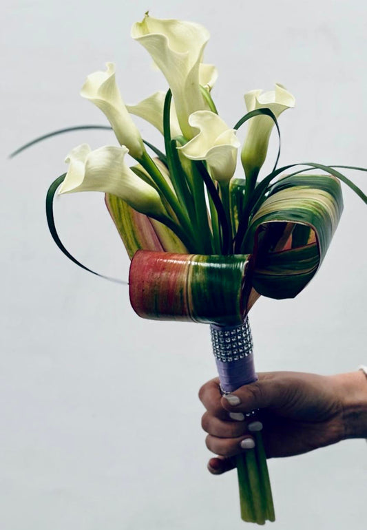 Bridal Bouquet with Calla Lilies