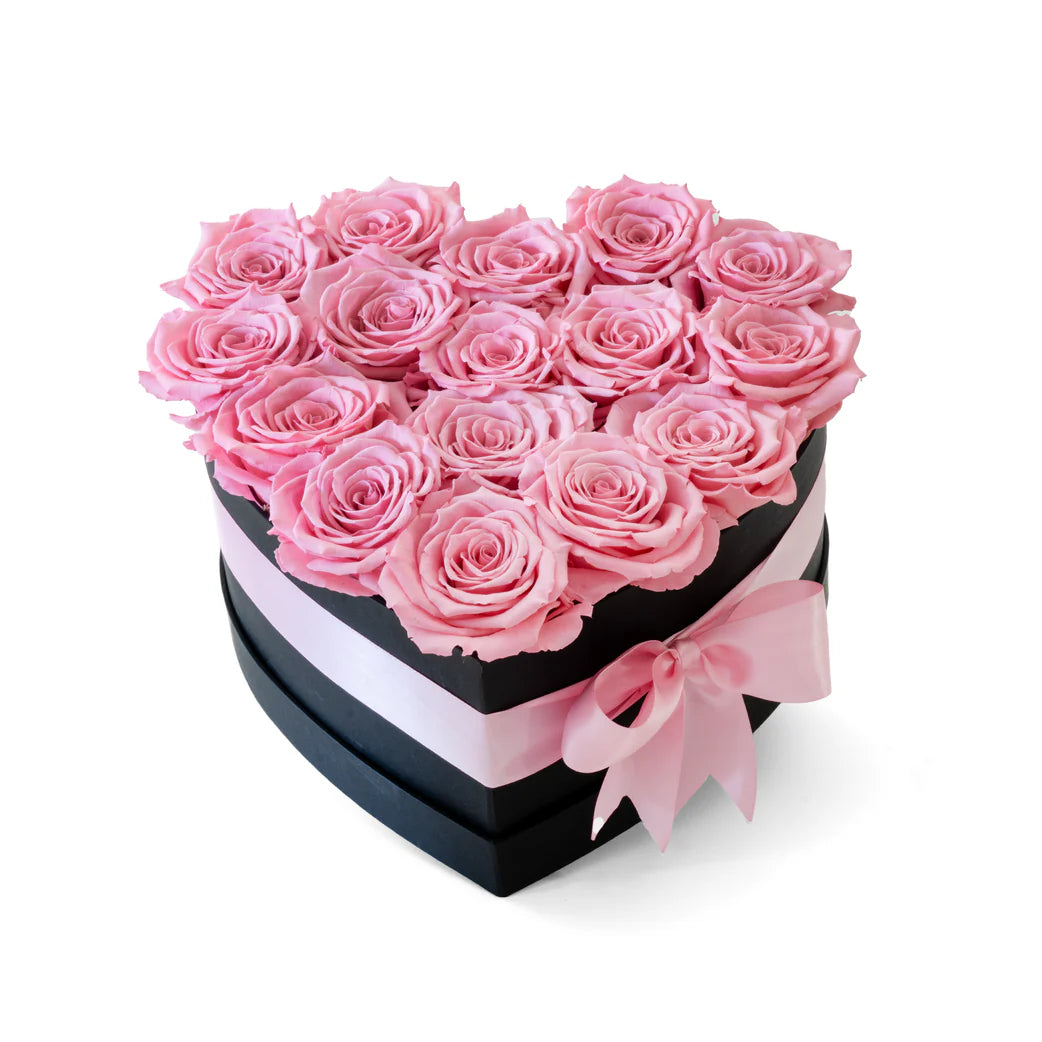 Heart Box – Preserved Roses, Long-Lasting XL Roses for Valentine’s Day