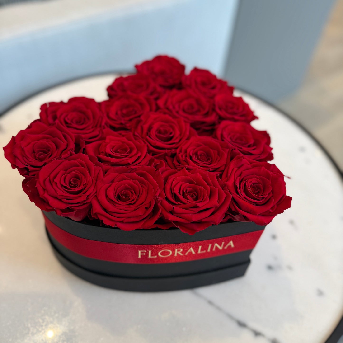 Caja Corazón - Rosas Preservadas