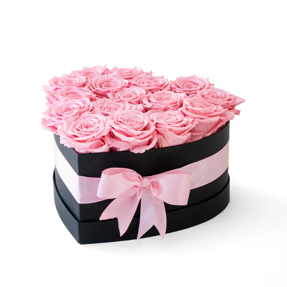 Heart Box – Preserved Roses, Long-Lasting XL Roses for Valentine’s Day