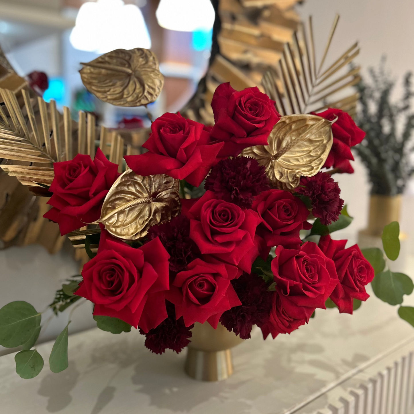 "Red Passion" Flower Arrangement