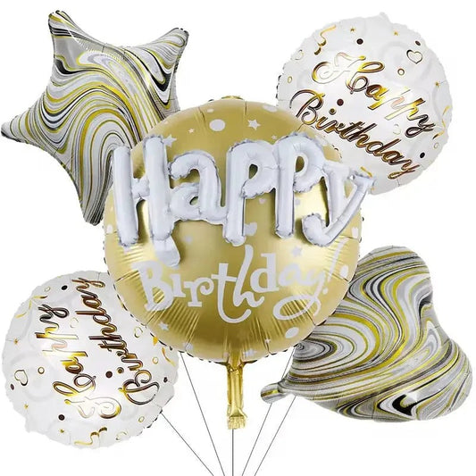 Birthday Balloons Set – Festive Balloon Add-On for Flower Delivery