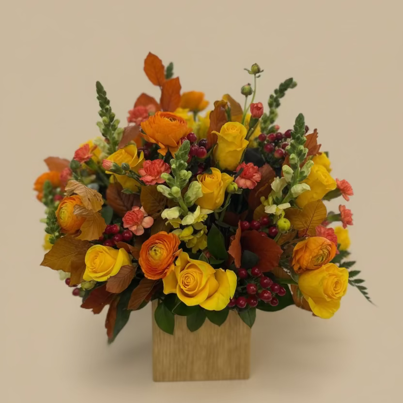 Amber & Gold Thanksgiving Centerpiece