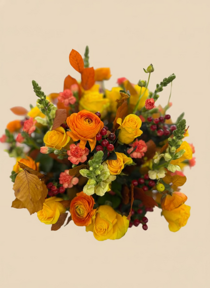 Amber & Gold Thanksgiving Centerpiece