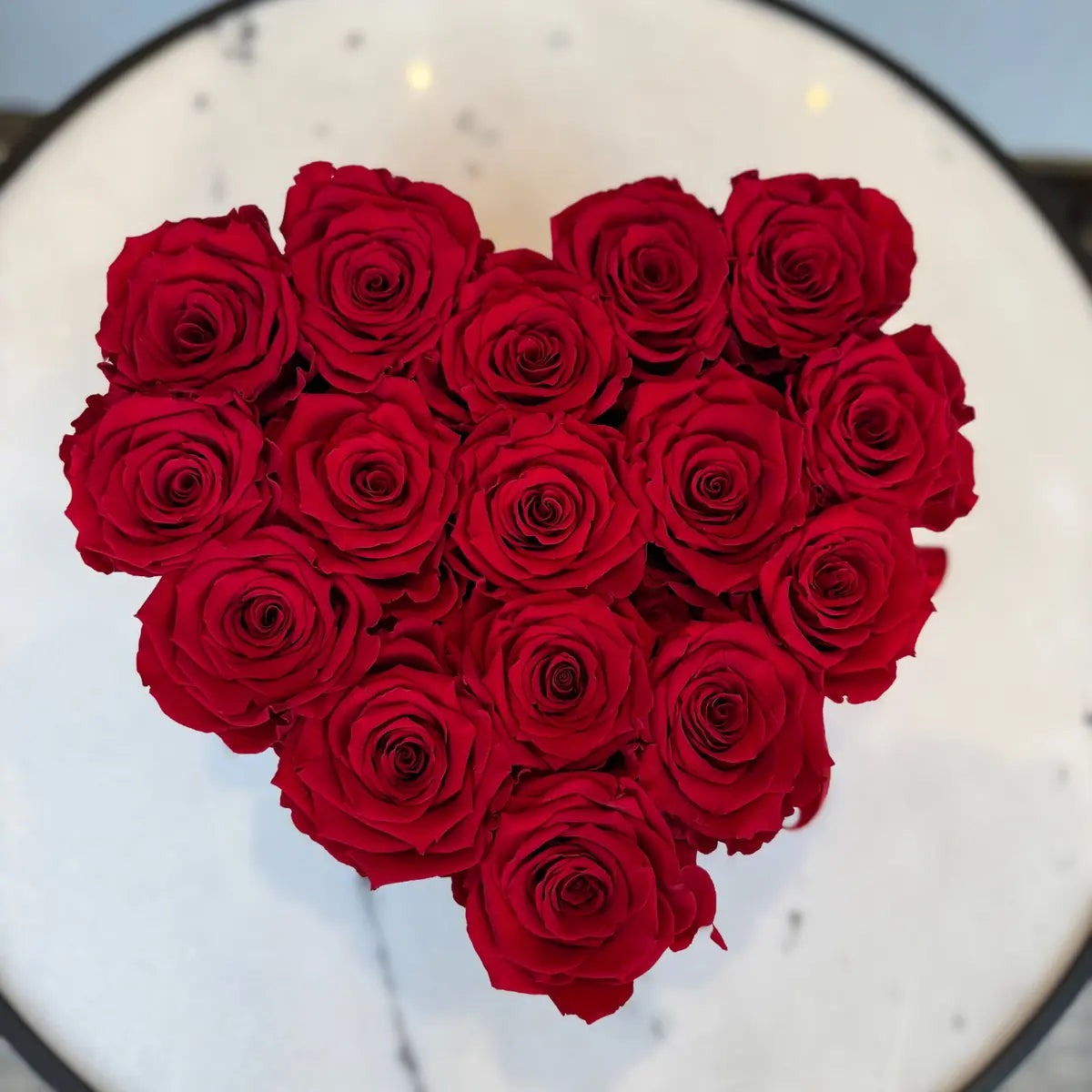 Preserved Rose Heart Box