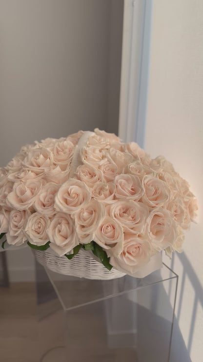 Large Rose Basket