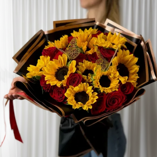 Roses&Sunflowers Bouquet