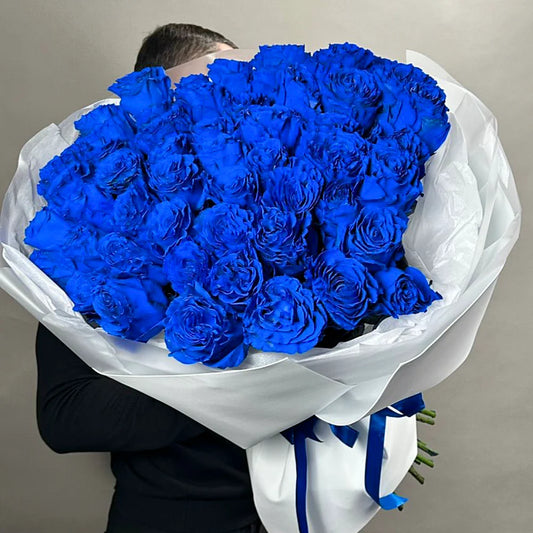 Blue Rose Bouquet – Unique Roses in Miami